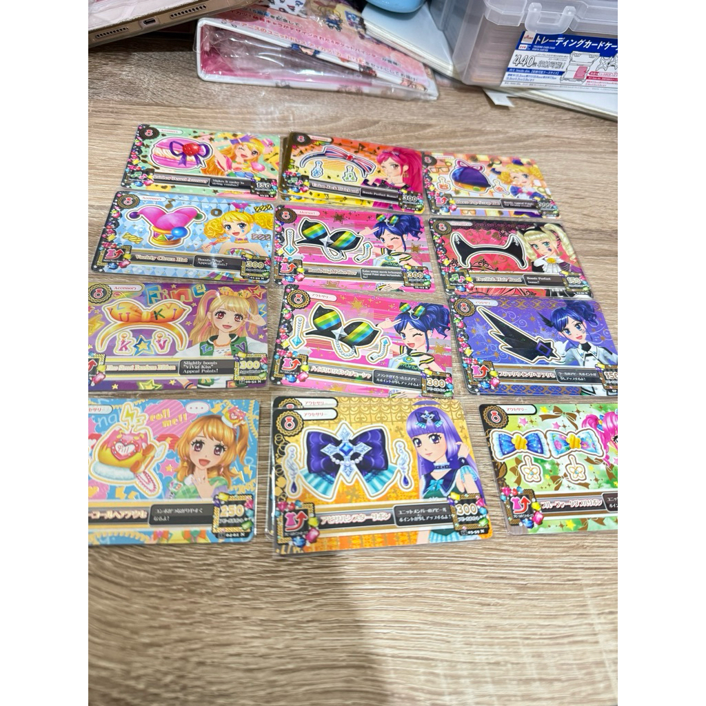 Aikatsu Rare Kartu Ebg & Jpn Ver Accessories ichigo seira kii aoi yurika mikuru akari sumire madoka