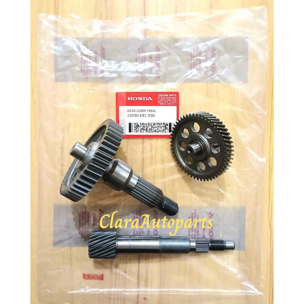 GIGI RASIO SET BEAT POP STREET SPORTY SCOOPY ESP K81 GEAR RASIO ASSY BEAT POP STREET SPORTY SCOPPY E