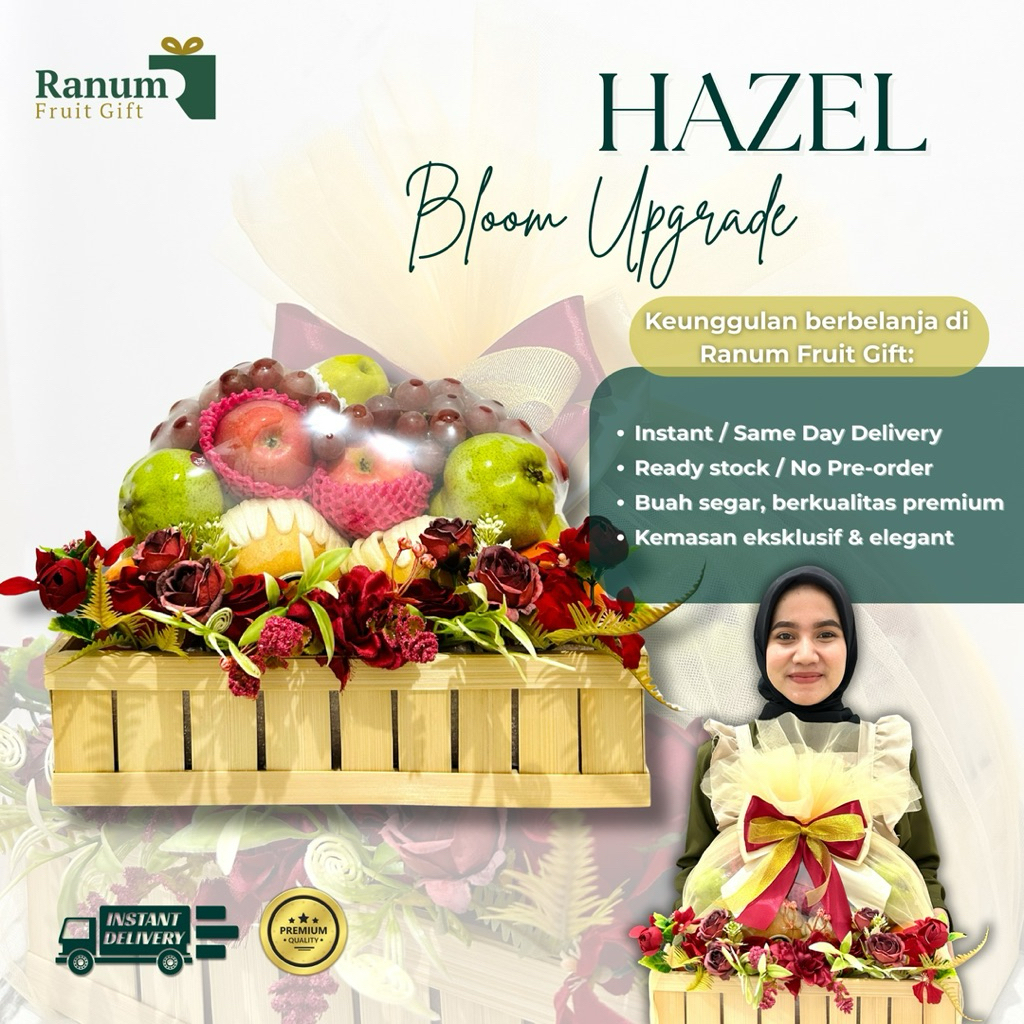 

Parcel Buah Segar Ready Instant Ranum Fruit Gift Hazel Upgrade Hampers Hantaran Hadiah Ulang Tahun