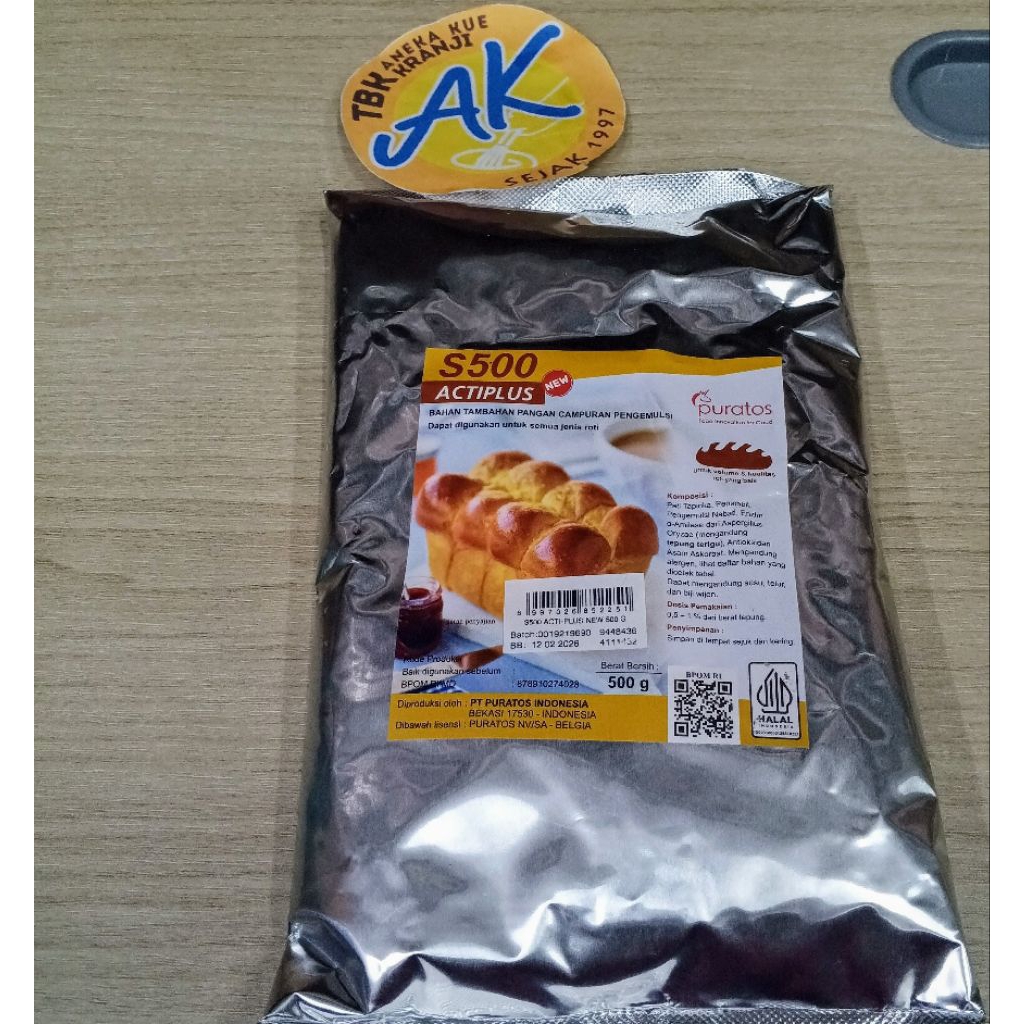 

S500 Actiplus Puratos s500 repack 50gr pelembut roti