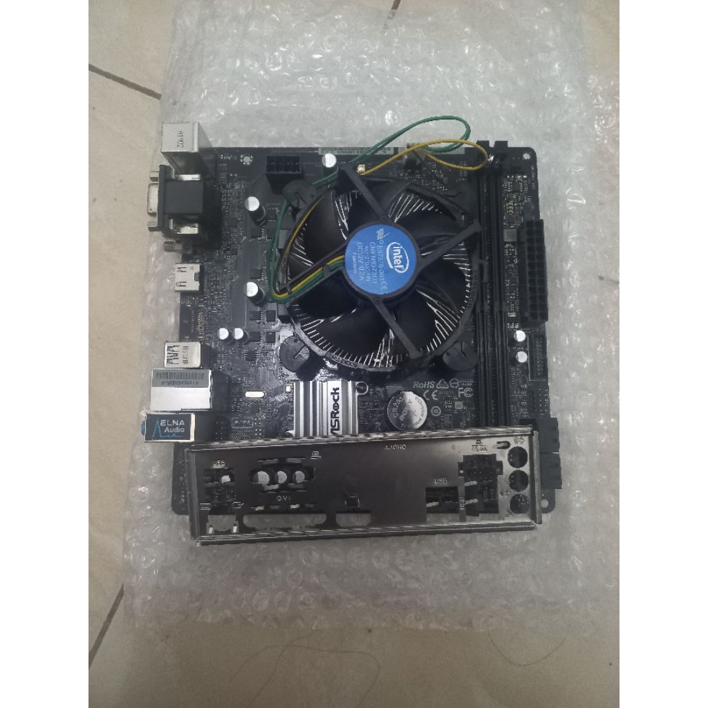 Mainboard LGA 1151 H310 proc G5400 Ddr4 8Gb fan