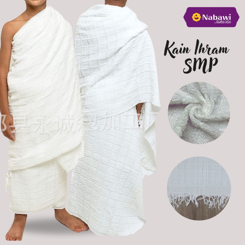 Kain Ihrom Anak Laki Laki Instan Baju Ihram Manasik Haji Anak SD