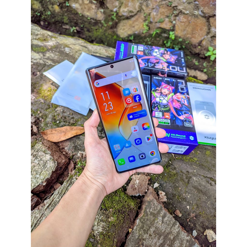 infinix not 40 pro 5G Ram 8/256 fullset original