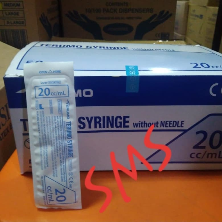 Spuit 20cc Terumo/Syringe 20ml
