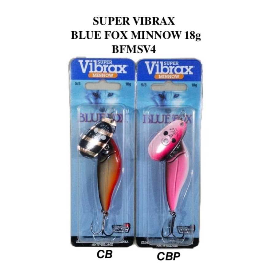 LURE / UMPAN SUPER VIBRAX BLUE FOX MINNOW 5/8 18gram