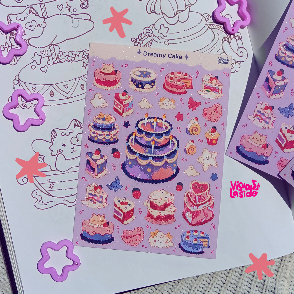 

Dreamy Cake - Sticker Sheet
