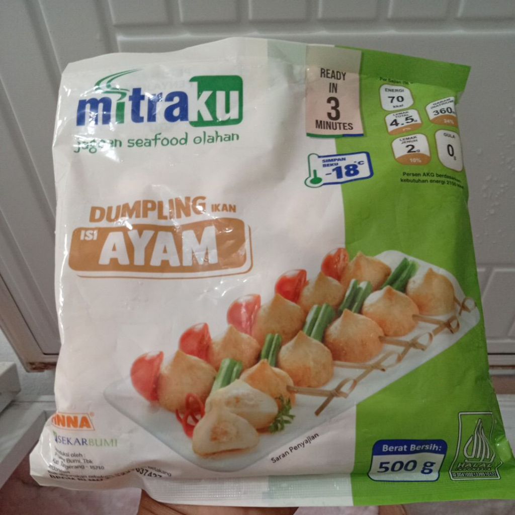 

mitraku dumpling ayam uk 500 gr