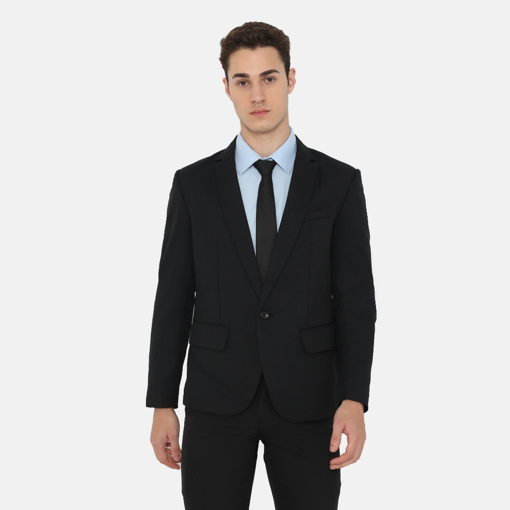 BAROSSO - Washington Slim Fit Suit | Jas Formal Pria - Hitam / Black