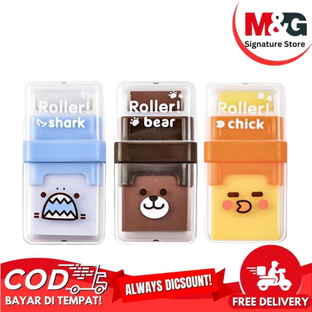 

Roller Eraser Animals M&G Penghapus Karet Karakter Hewan Lucu #AXP963NA - SATUAN