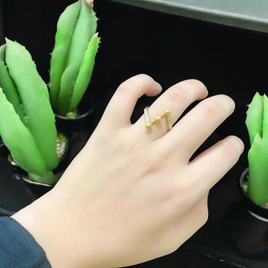 Cincin Titanium Wanita Korean style cantik