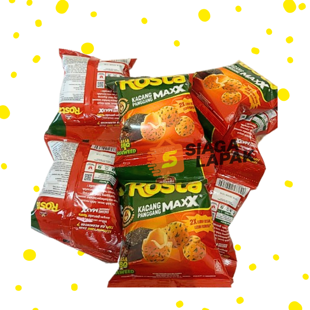 

Kacang Panggang Garuda Rosta MAXX 1 RENTENG ISI 10 PCS Rasa BBQ Seaweed [BELI BANYAK LEBIH MURAH]