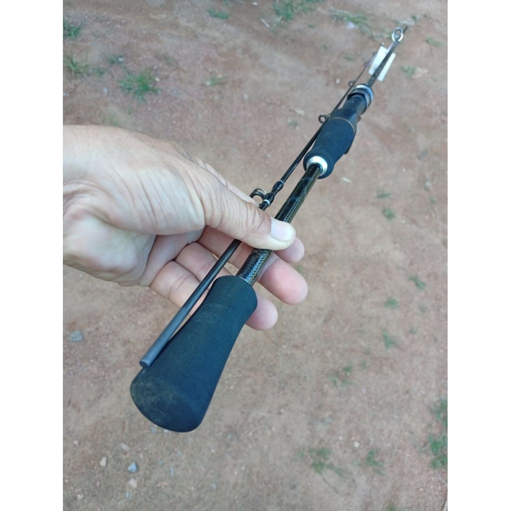 Joran BC Casting Carbon Solid Murah Lentur UL 6-12 LB