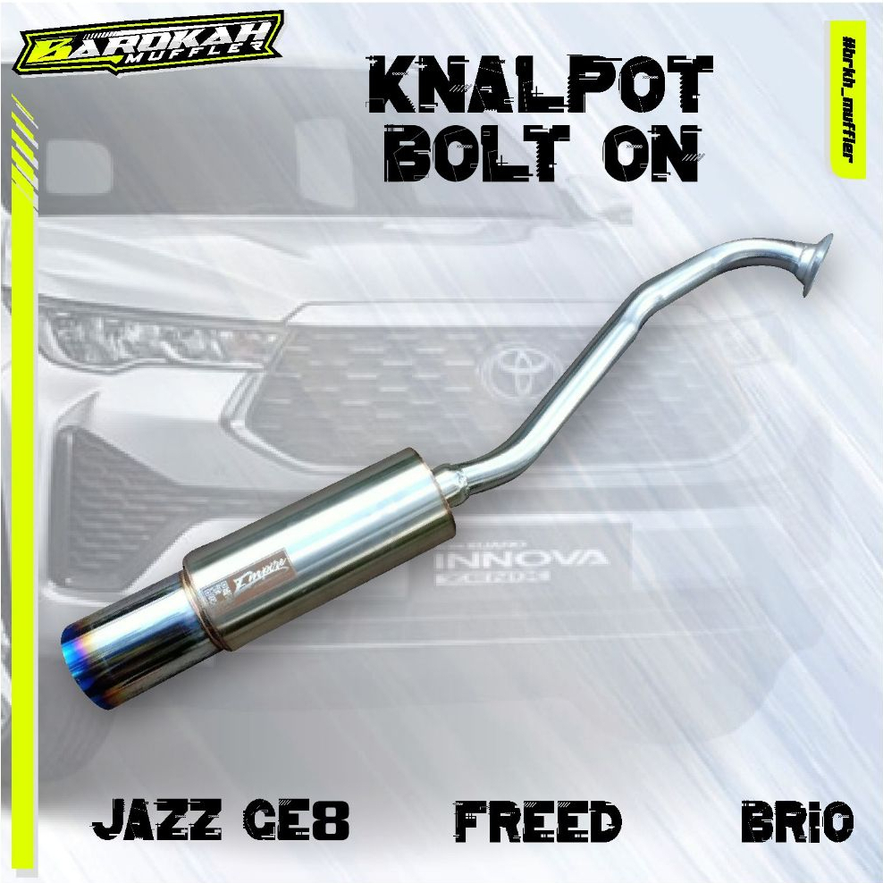 Knalpot Bolt On Honda Jazz GE8 / Freed / Brio