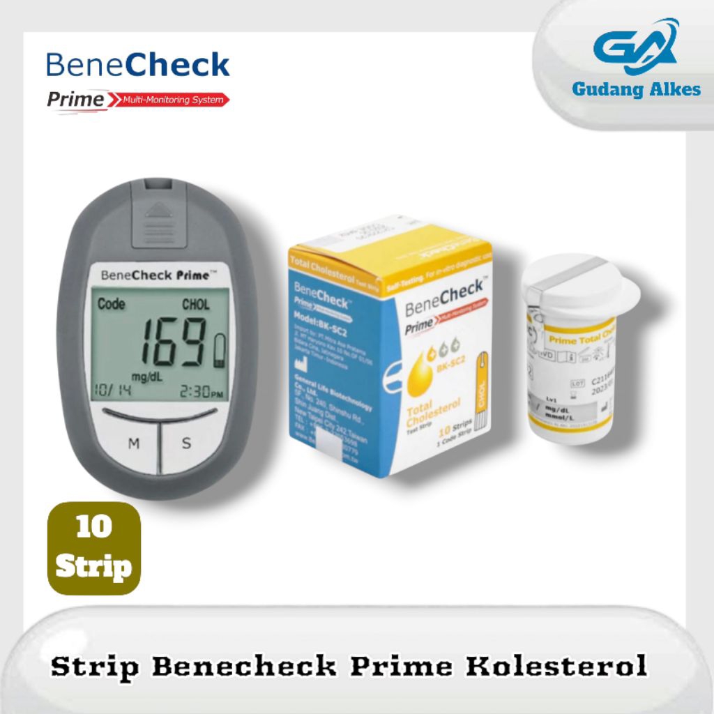 Strip Benecheck Prime Kolesterol  Refill Benecheck Prime Kolesterol