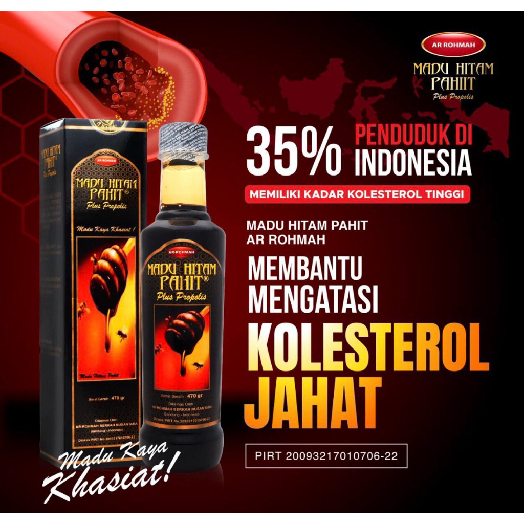 Madu Hitam Pahit Plus Propolis
