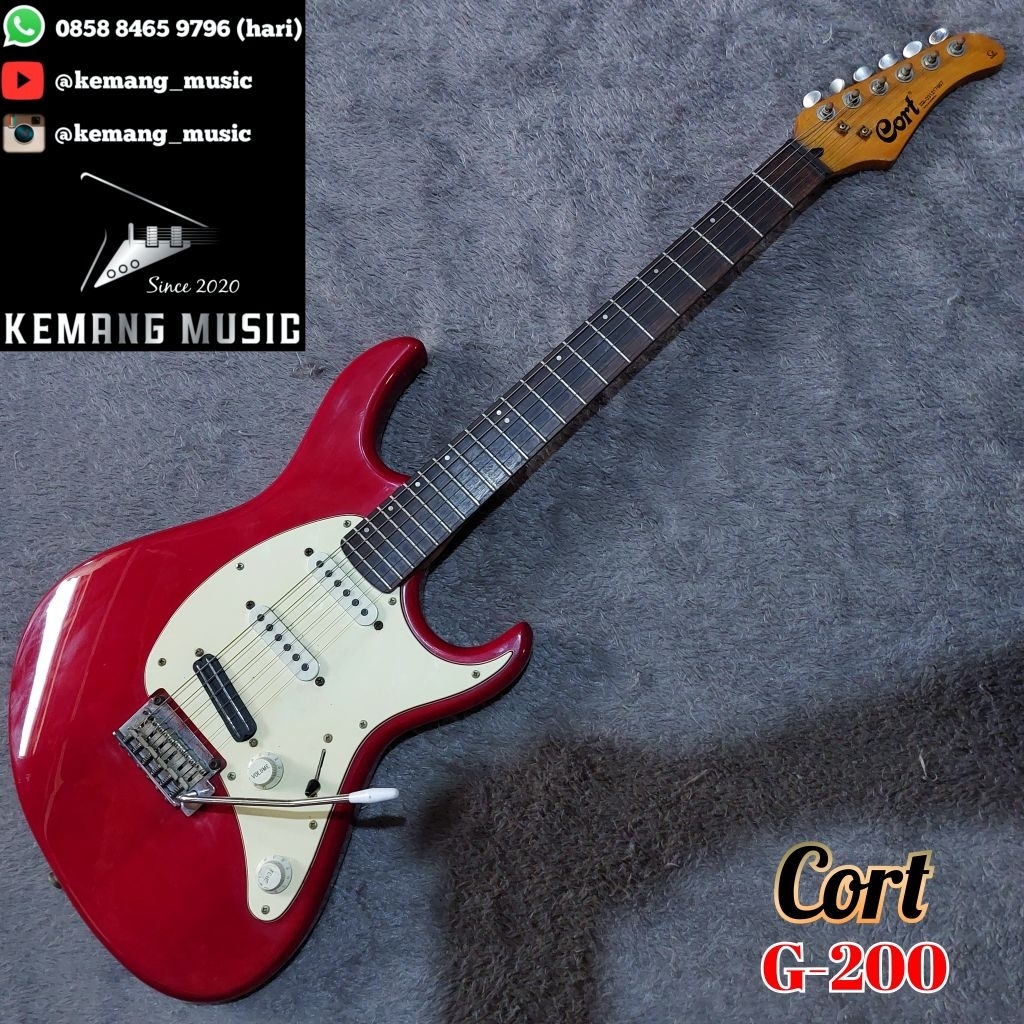 cort G200 upgeade hot rails pickup gitar elektrik original gitar bekas original