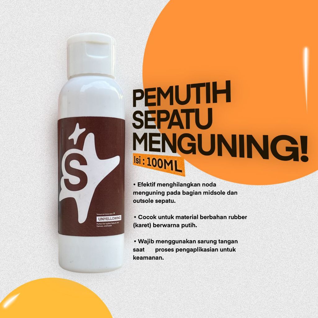 Brulee Project - Unyellowing Pemutih Sepatu Putih Menguning 100ML