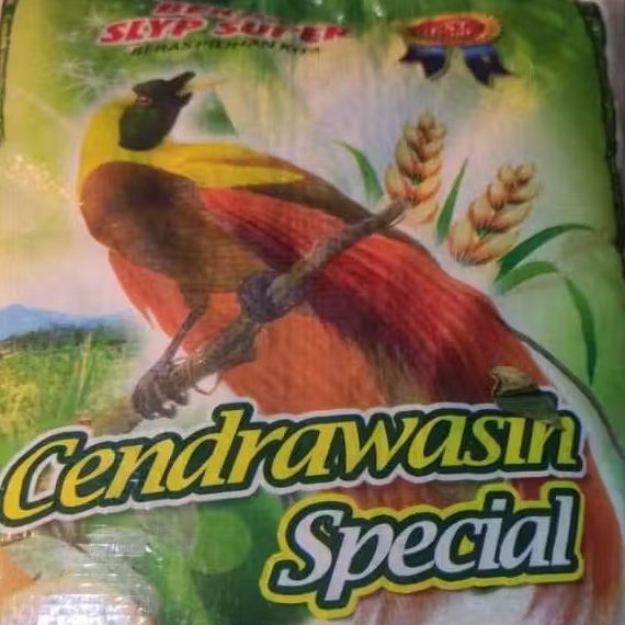 

beras 5 kg cap cendrawasih