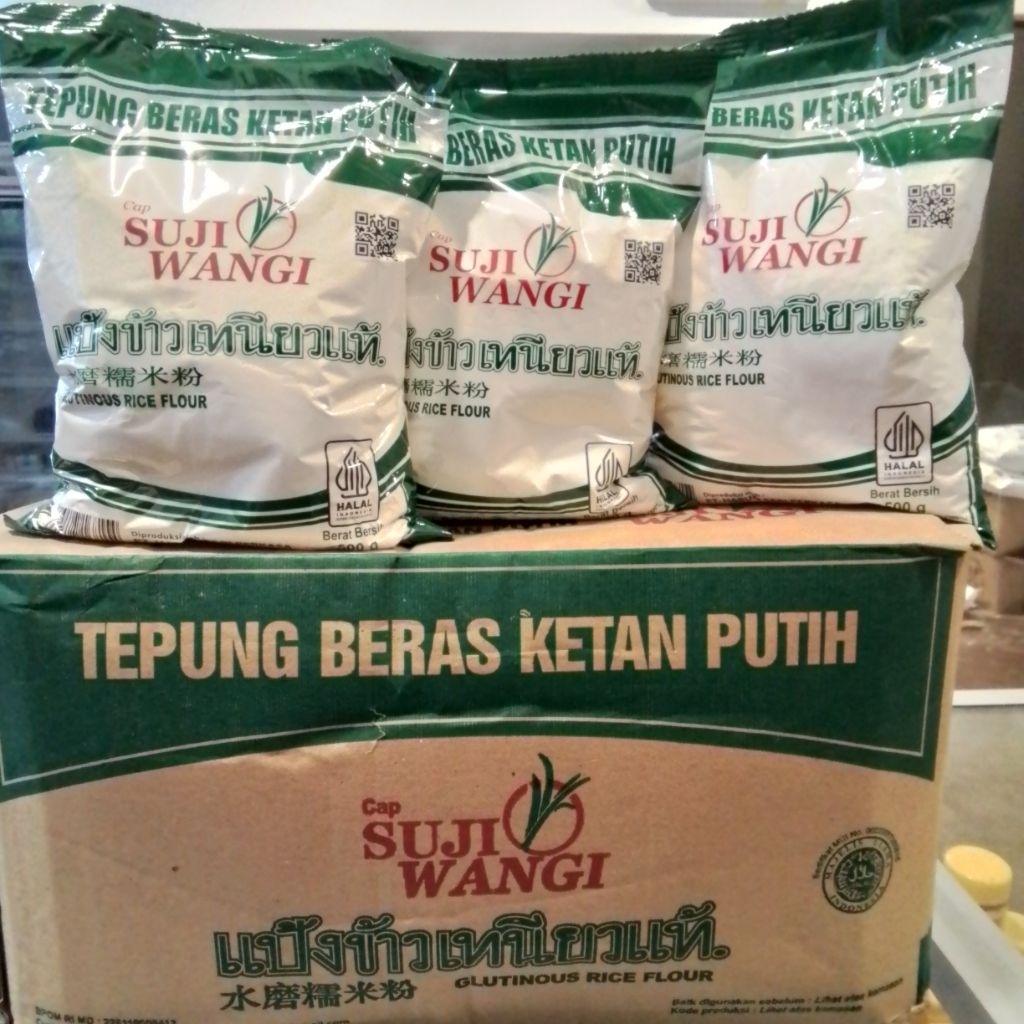 

Cap Suji Wangi Tepung Beras Ketan Putih 500gr