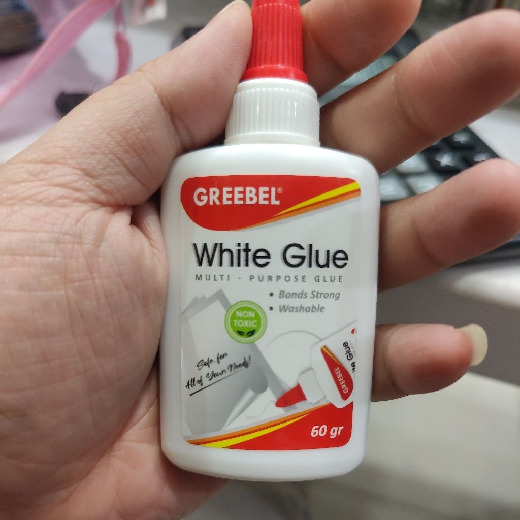 

(1pcs) White glue/lem fox greebel putih 60 ml