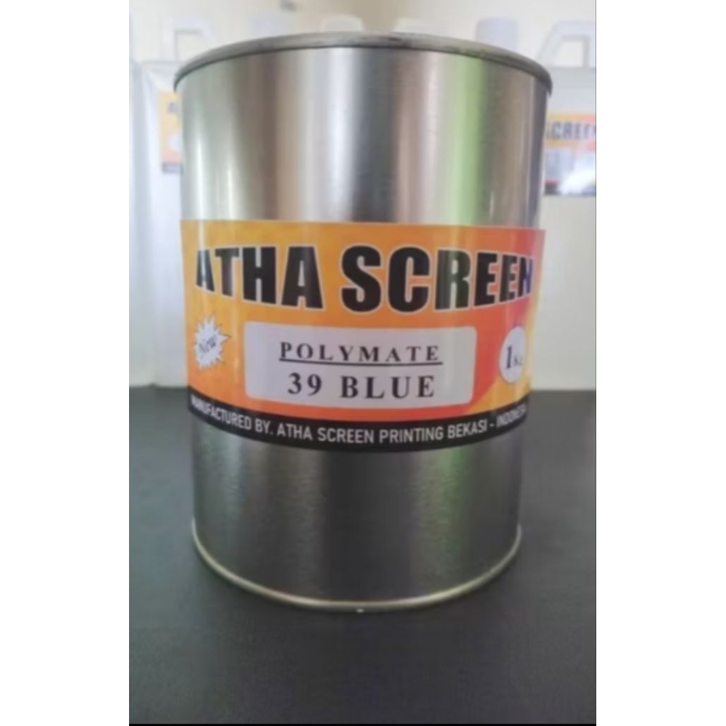 

ATHA SCREEN CAT | Tinta Sablon Plastik , karung dll ( BLUE 39 )
