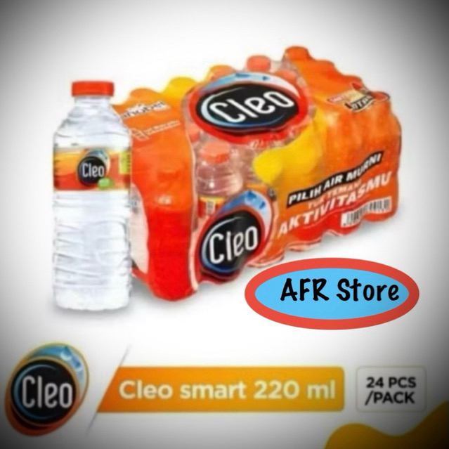 

Air murni Cleo smart 220ml isi 24 botol