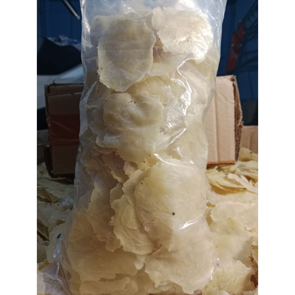 

Emping melinjo mentah super berat 250gram full kering