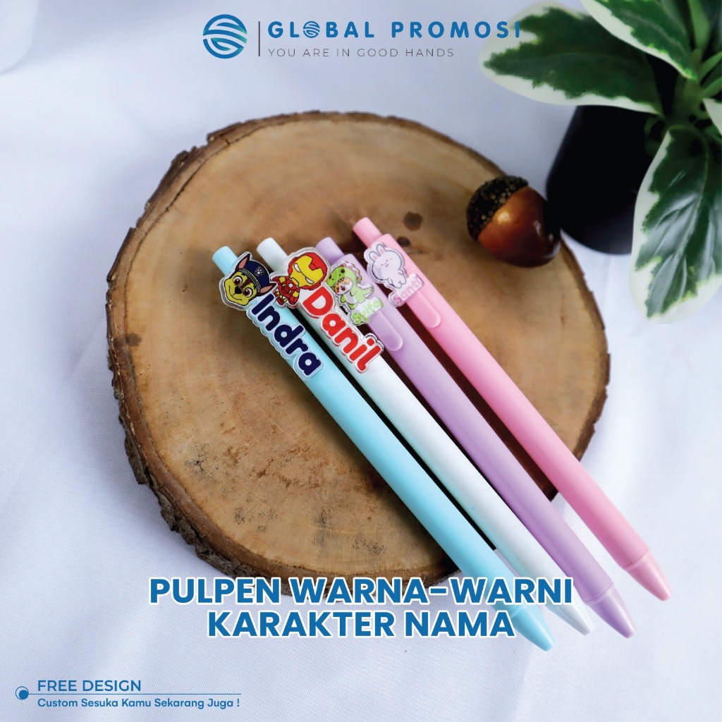 

Pulpen Custom Akrilik Nama Pulpen Gen Cetak Uv Print Pen Lucu Pulpen Mekanik Karakter