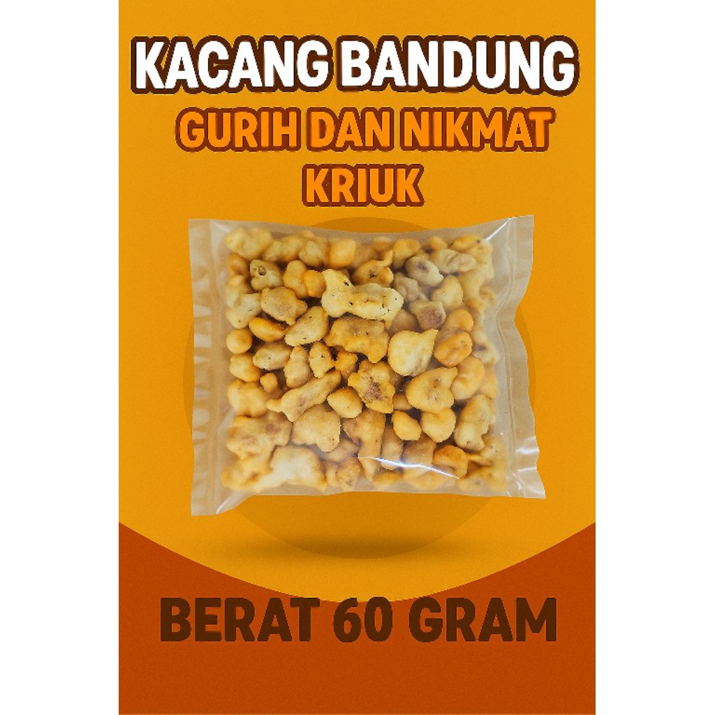 

KACANGBANDUNG 60 gr//Teman asik setiap saat