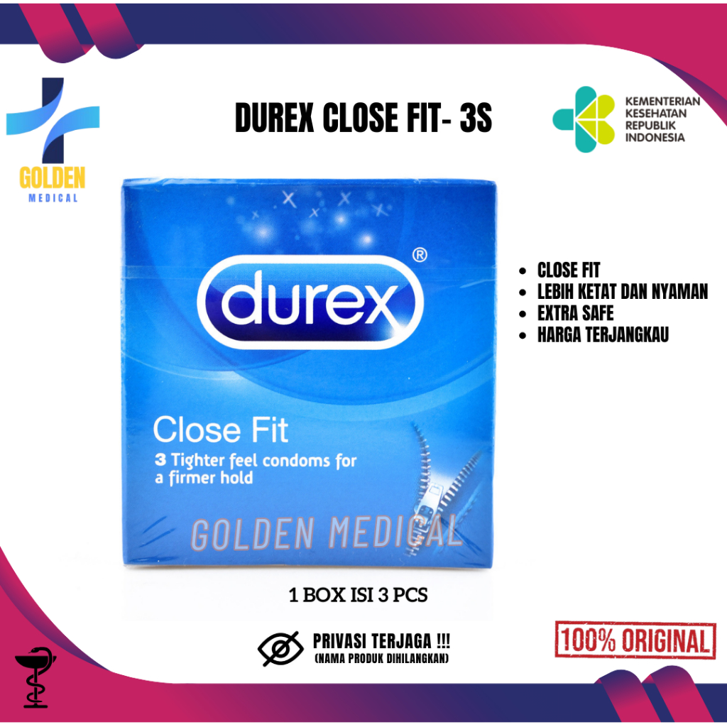 DUREX Close Fit 3s Kondom
