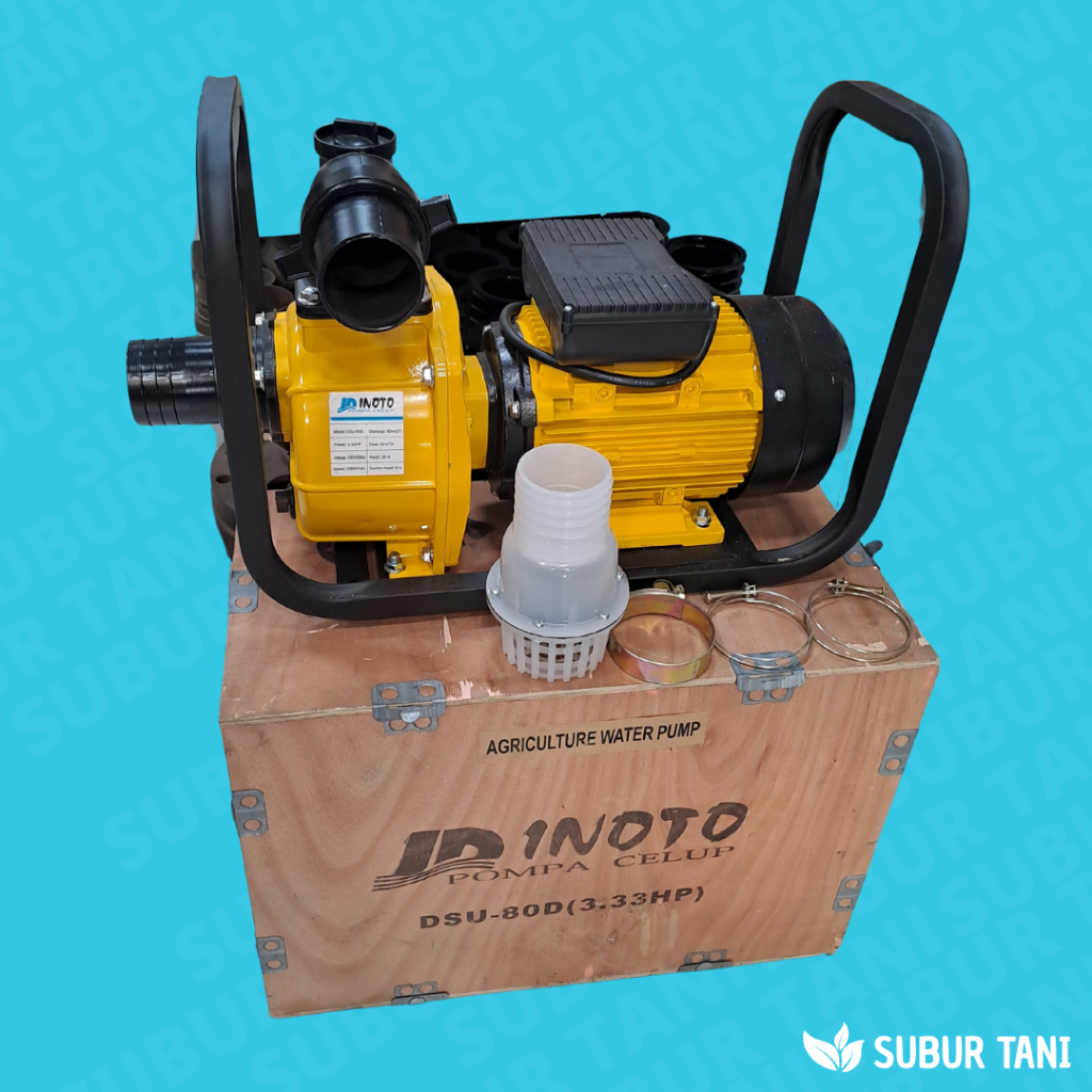 POMPA AIR CENTRIFUGAL INOTO DSU 80D 3HP/POMPA AIR IRIGASI/CENTRIFUGAL POMPA AIR/POMPA AIR SUBUR TANI