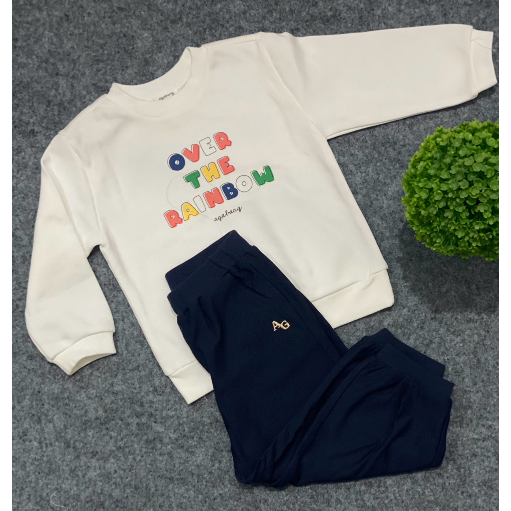 Sweater anak agabang rainbow