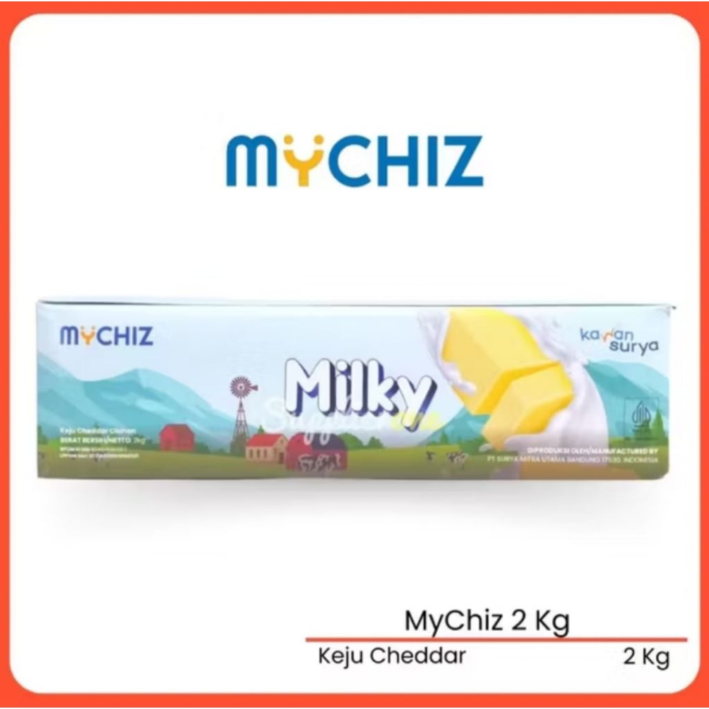 

KEJU CHEDAR MY CHIZ 2KG / KEJU MURAH 2KG