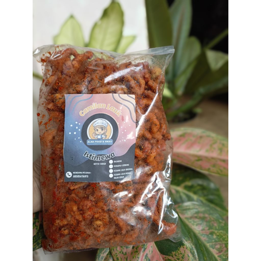 

Alna- Usus Krispi Pedas Daun Jeruk 1 Kg Usus Krispi Viral