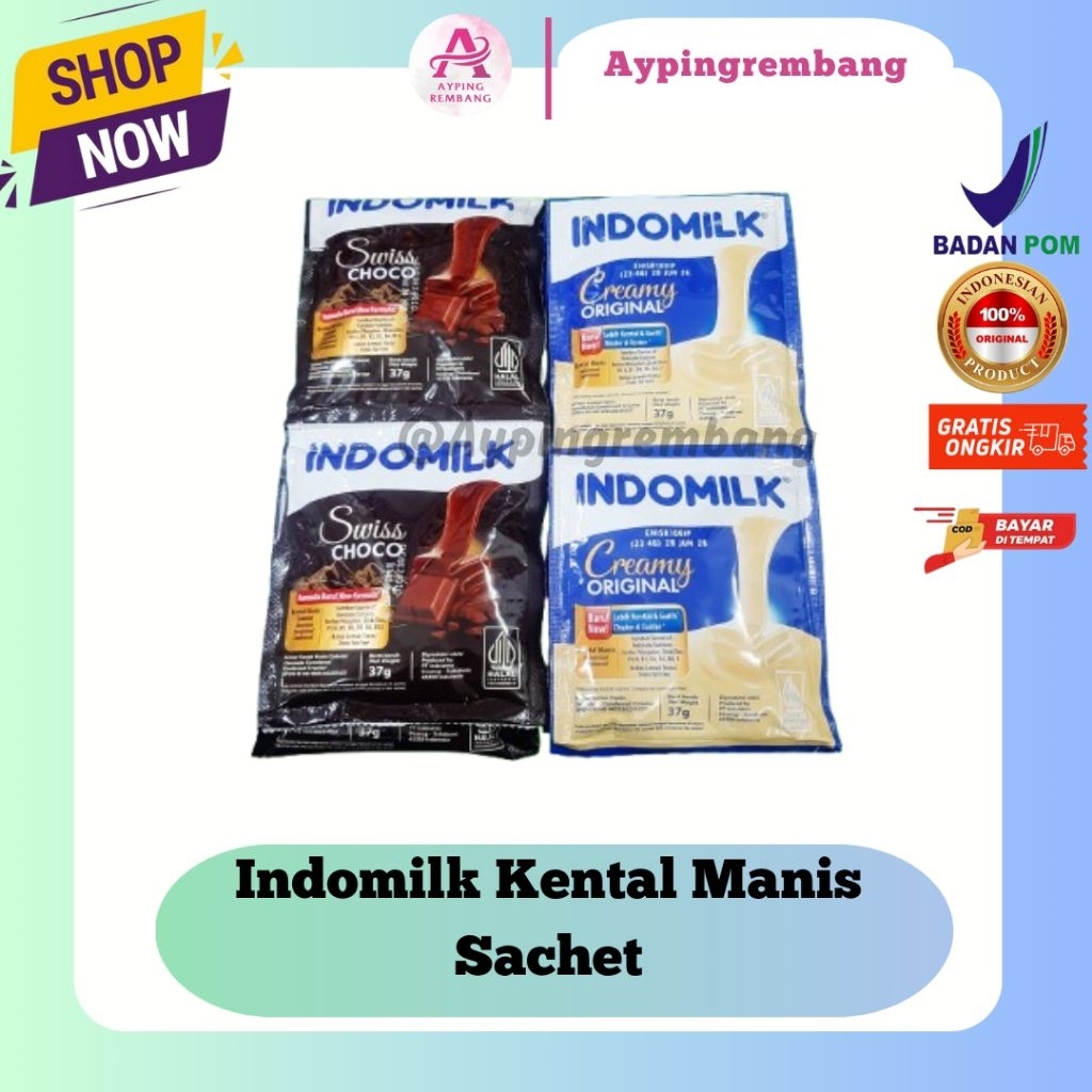 

Indomilk Kental Manis Sachet DAPAT 2PAK (12pcs)