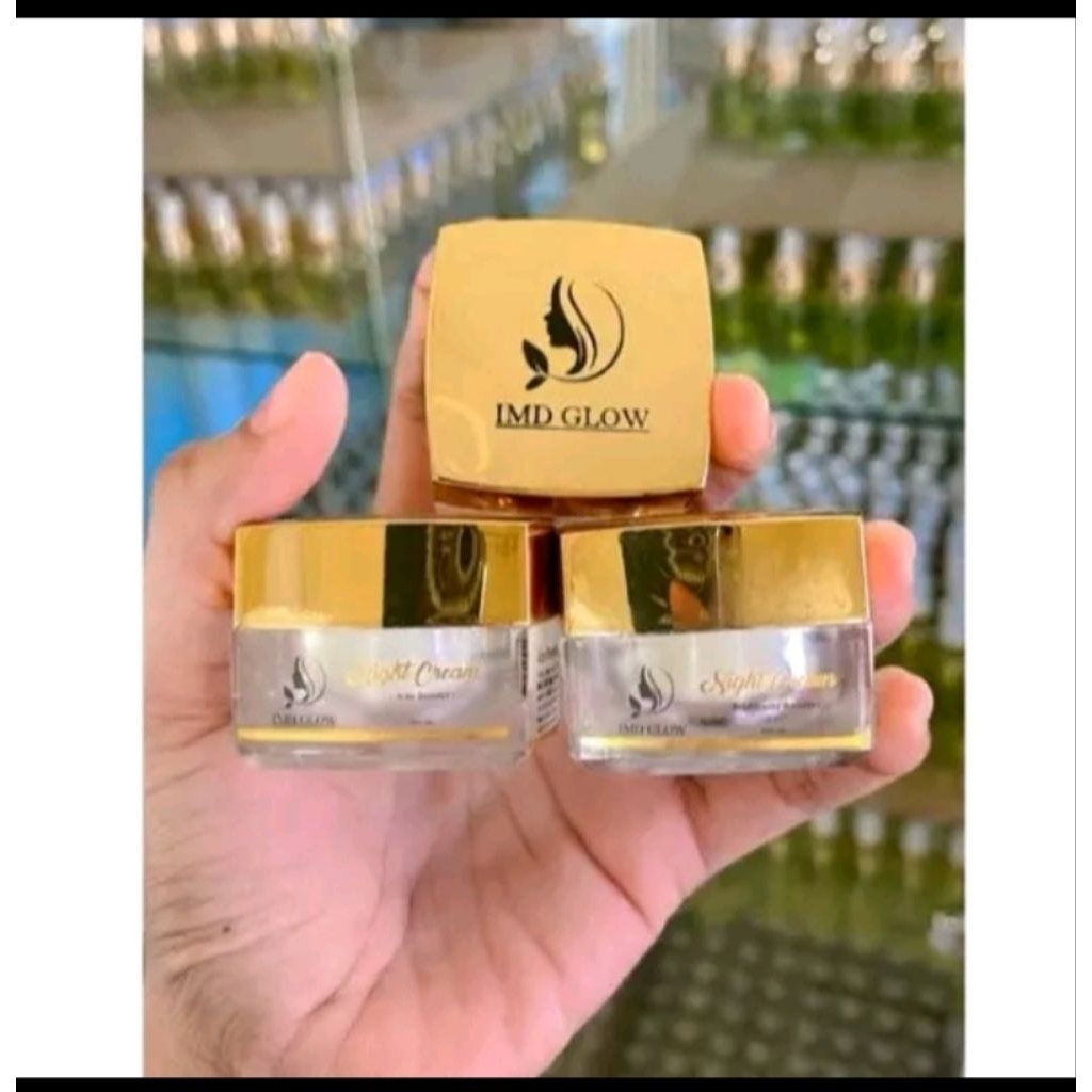 Cream malam IMD GLOW platinum Bpom