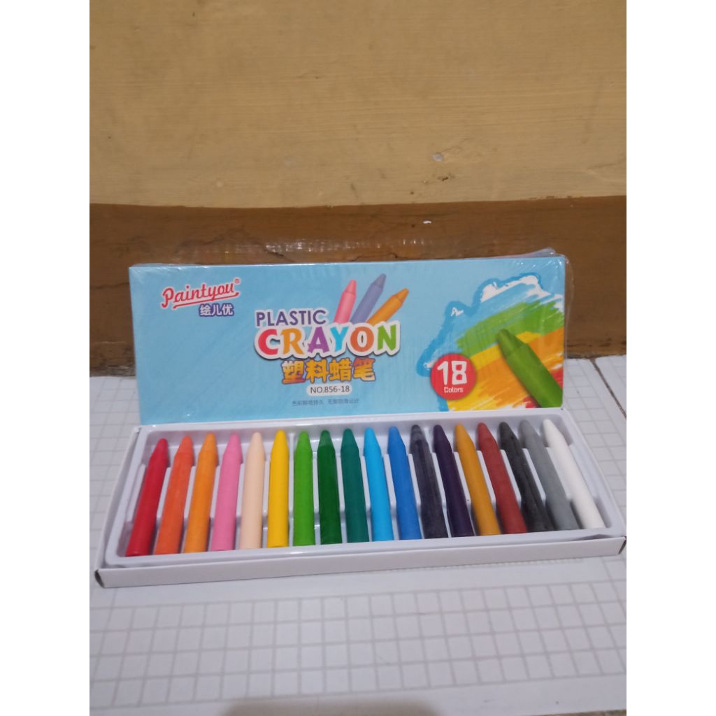 

Crayon Plastic 18 colours