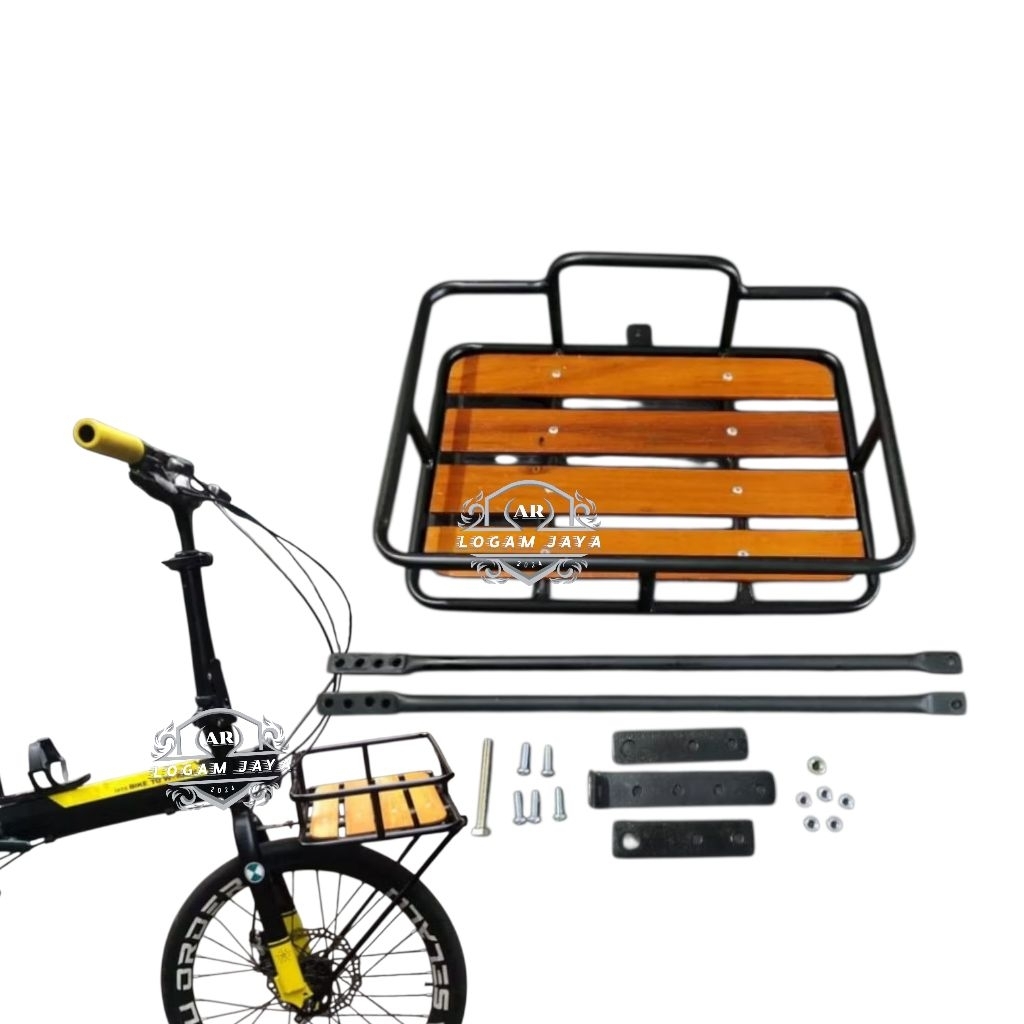 Keranjang Depan Sepeda MTB Fixi Minivelo Front Rack Sepeda Lipat Kranjang Klasik Universal