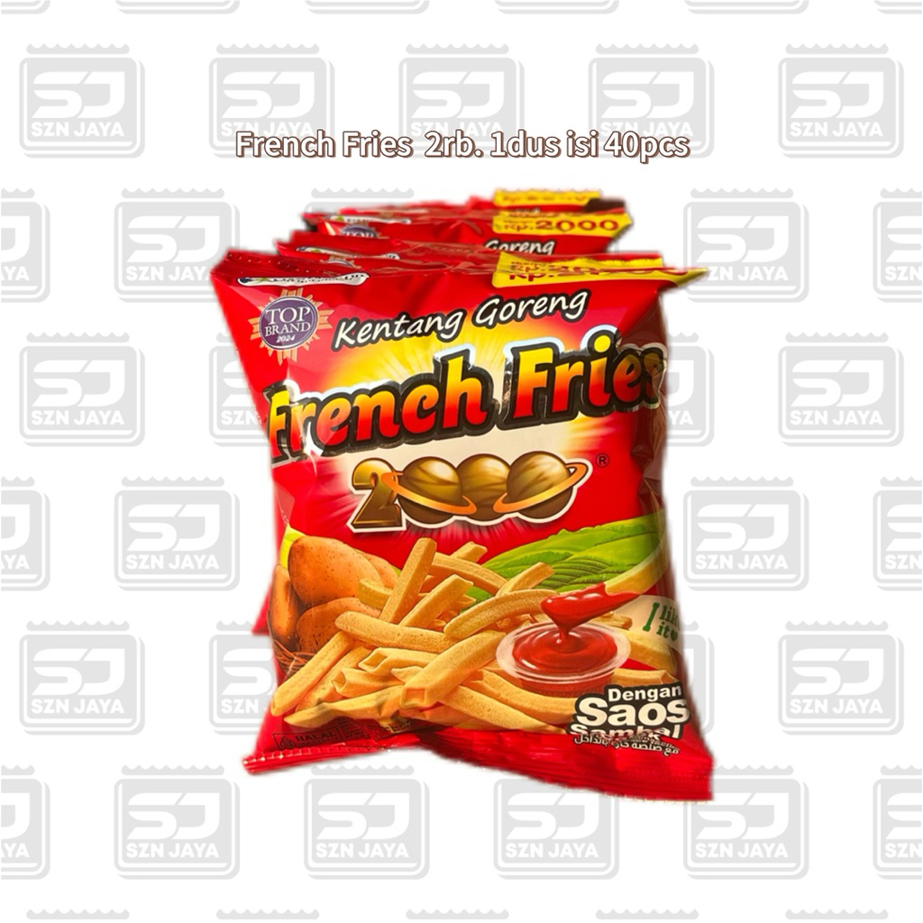 

FF2rb Kentang Goreng French Fries 1Dus isi 40pcs