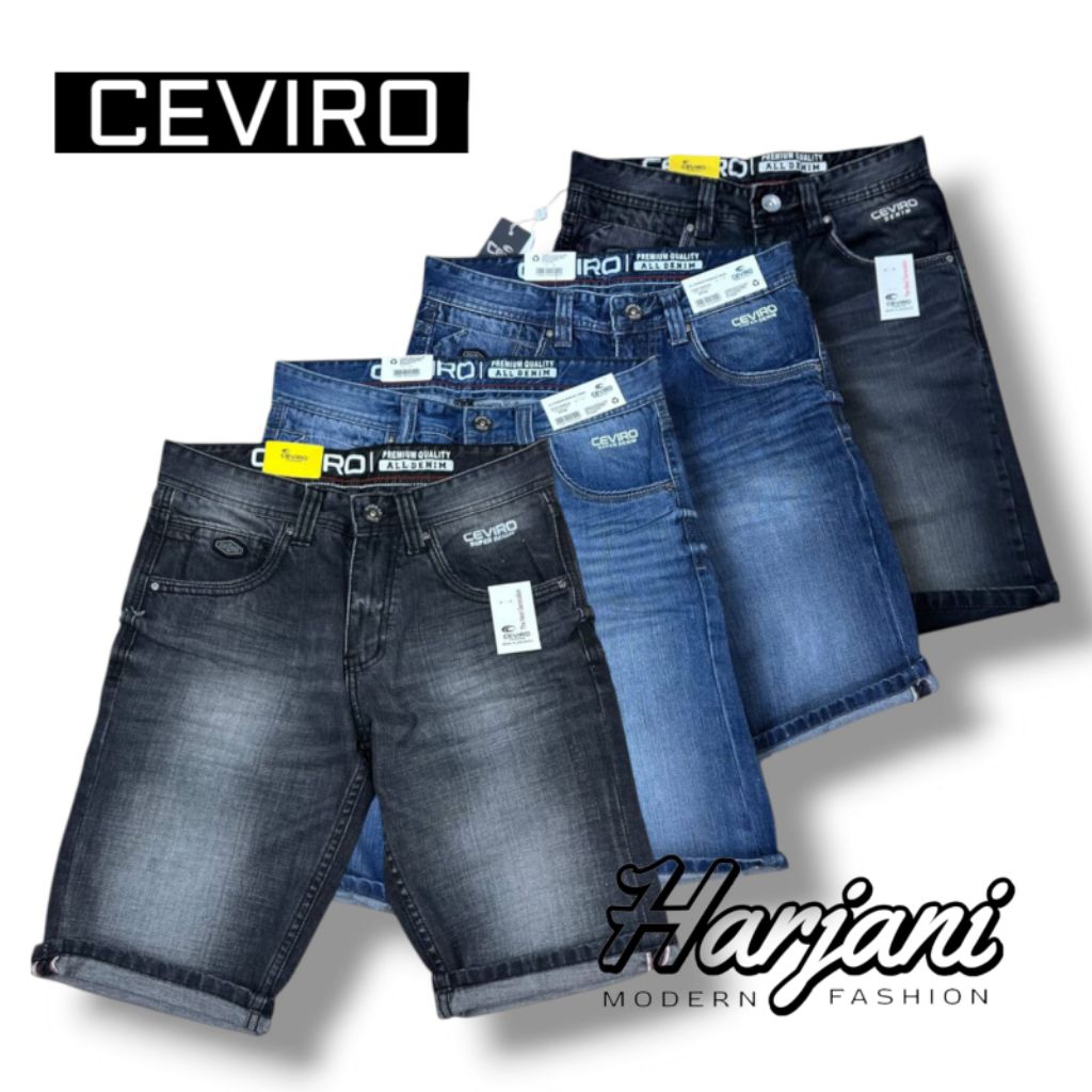 Celana Pendek Jeans Pria CEVIRO ORIGINAL