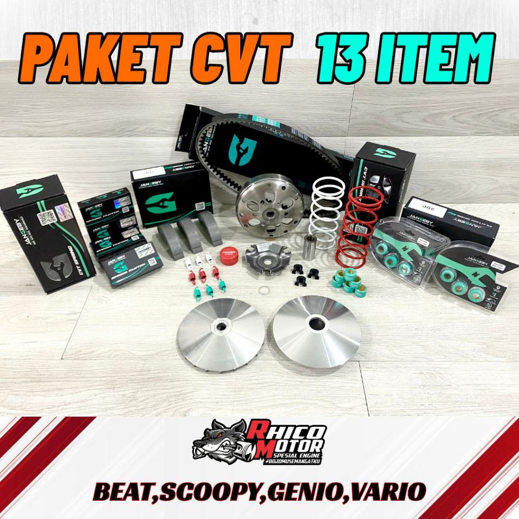 PAKET CVT 13 ITEM CVT FULL. BEAT, SCOOPY, GENIO, VARIO