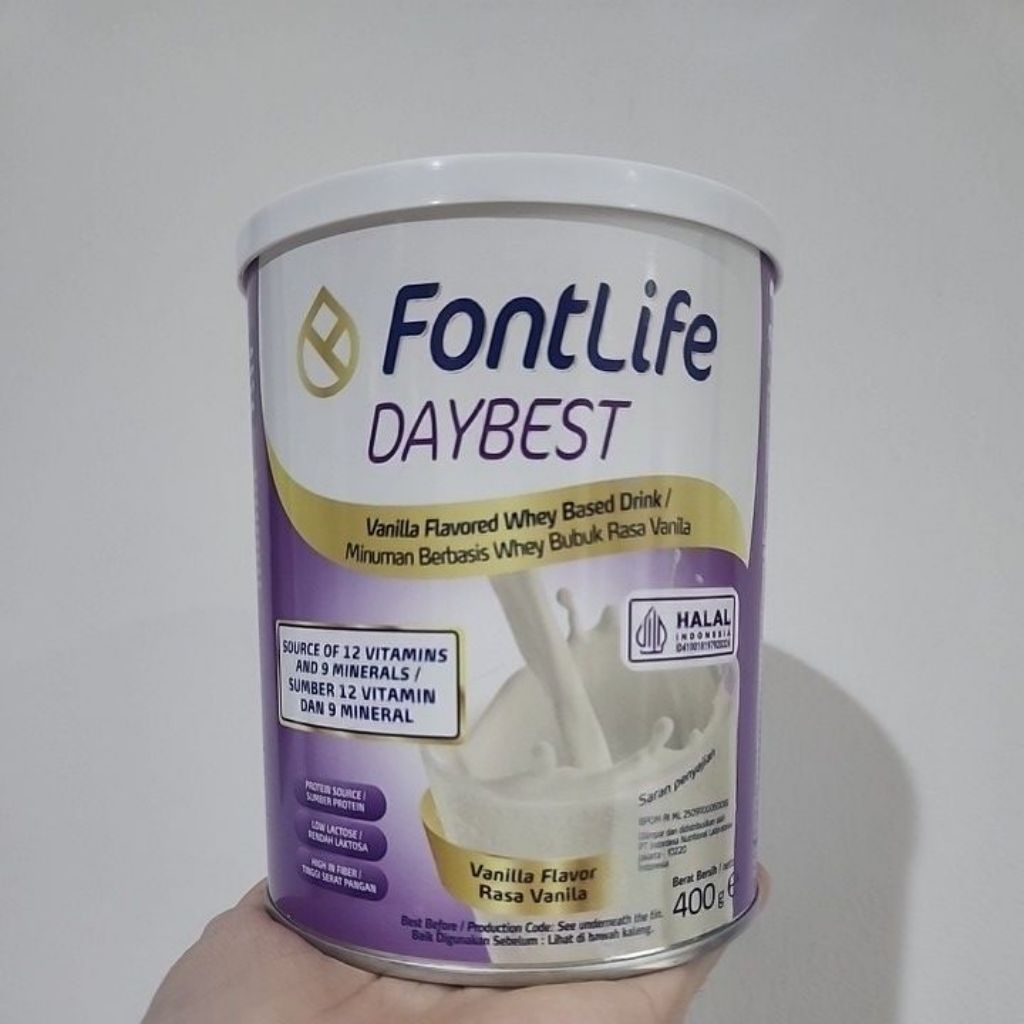 

Fontlife Daybest Vanilla Whey Based Drink 400gr