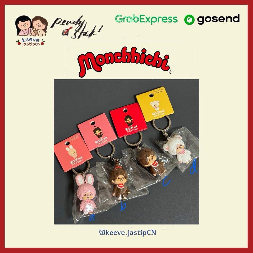 <READY STOCK> SEKIGUCHI JAPAN MONCHICHI KEYCHAIN