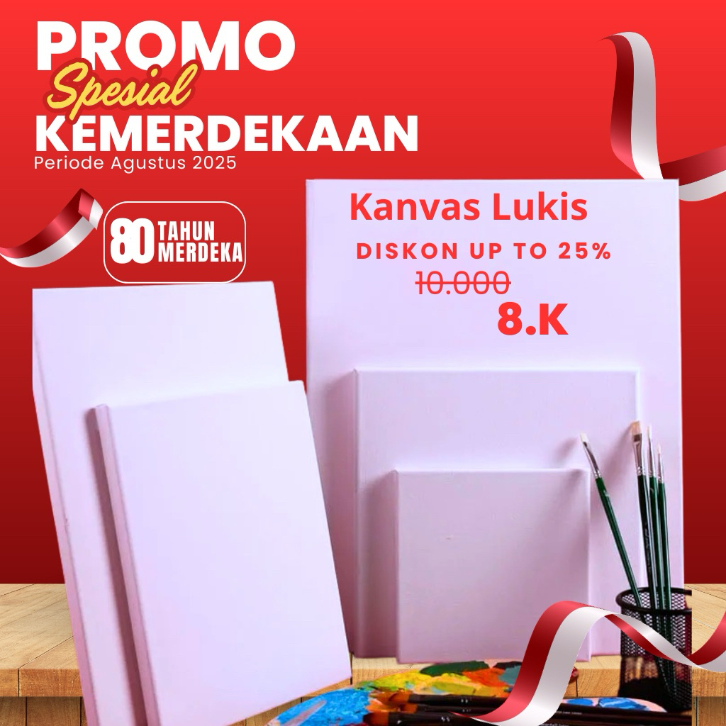 

Kanvas Lukis Premium Tebal bahan kayu Jati canvas lukis berbagai ukuran 20x20 20x30 10x10 10x15 15x15 30x30 15x20 20x25