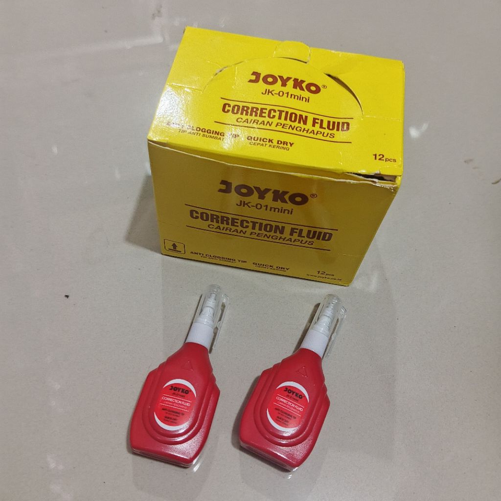 

1 Pak Tipex Joyko JK 01 Mini Isi 12 Pcs