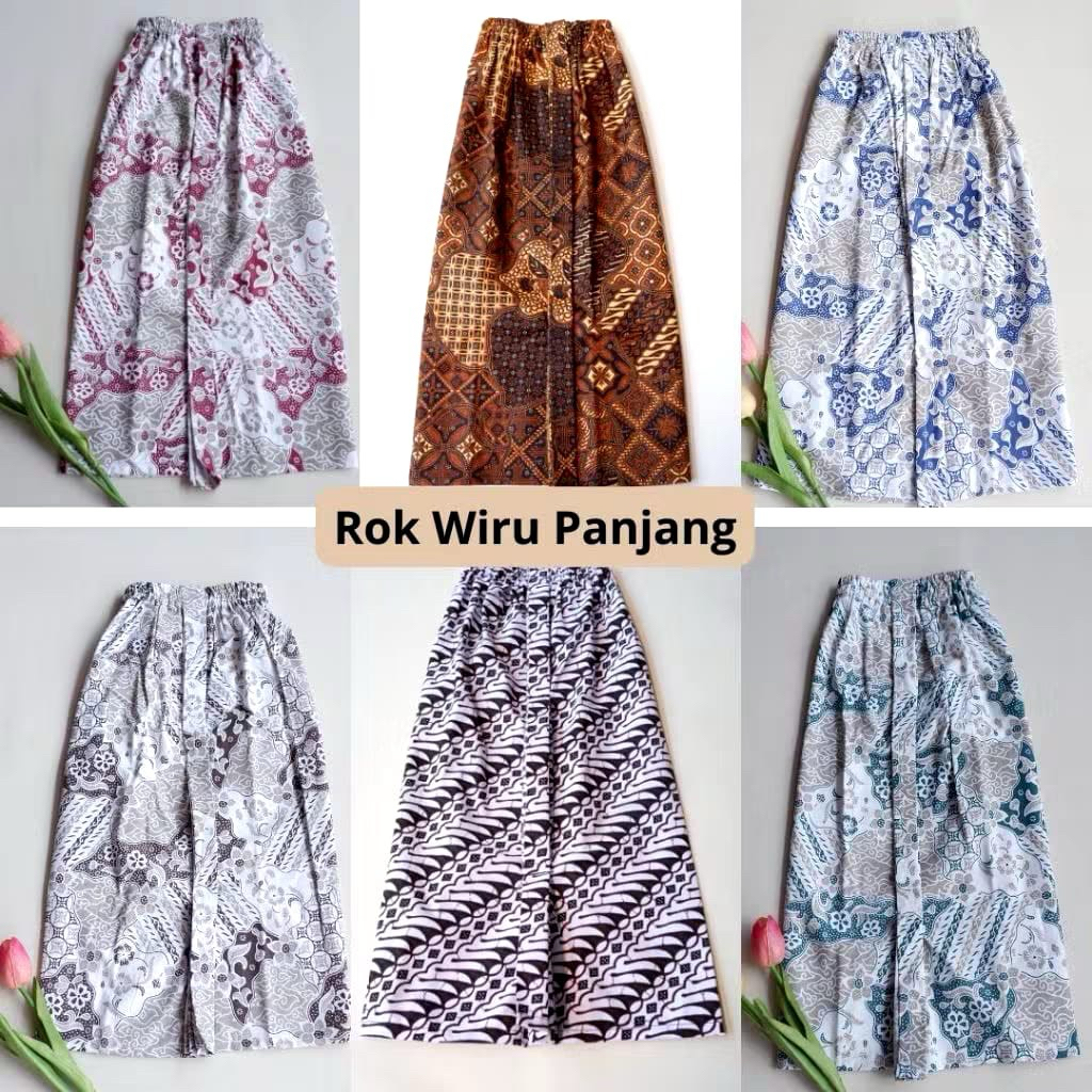 Rok Batik Wiru Panjang Anak | Rok Kebaya Anak