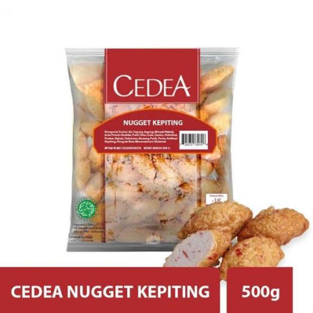 Cedea Crab Nugget / Nugget Kepiting 500 gr (Frozen Food)