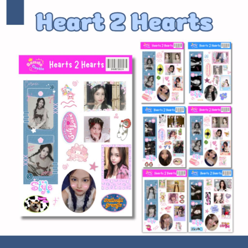 

STICKER DECO KPOP HEART2HEARTS VERS