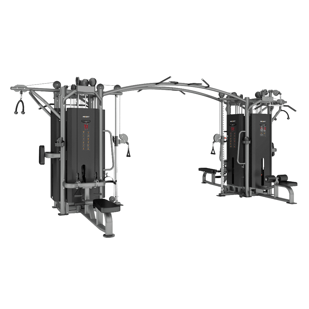 Insight 8 Stack Multi Station DA023 SA023OPTB Alat Fitness Komersial Import