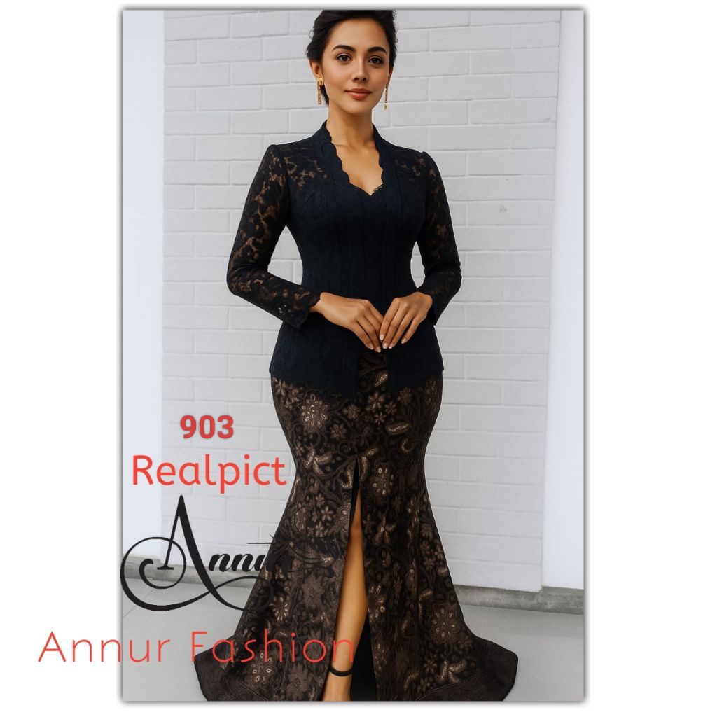 realpict rok batik katun 3401 rok mermaid ekor rok duyung ekor rok wisuda